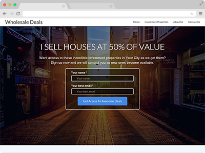 Wholesale Houses Real Estate Websites