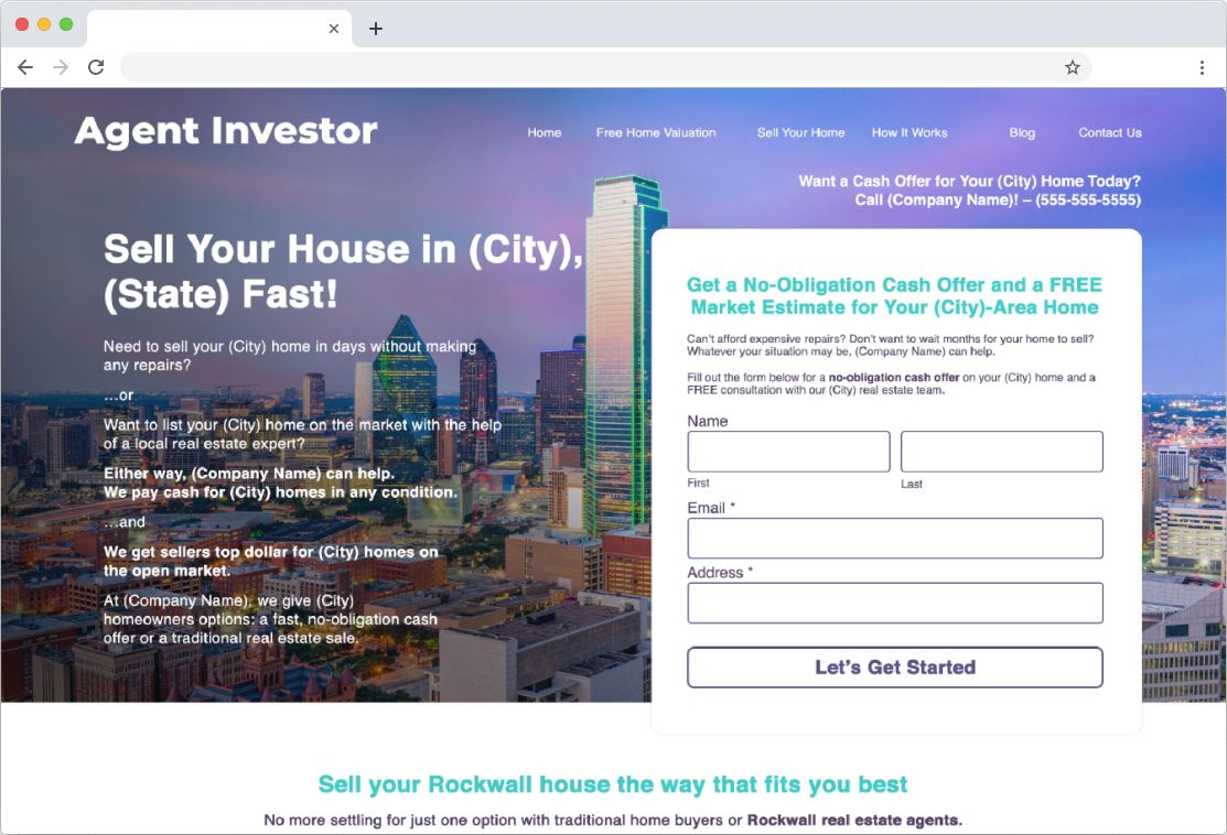 LeadPropeller Real Estate Investor Websites